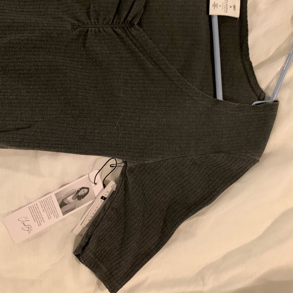 Dark grey casual tshirt dress - Picture 2 of 2